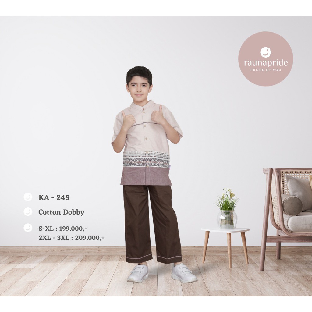 [BISA COD] RAUNA KA 245 COKLAT KA 246 ABU KA 247 ABU RAUNA KA 245 KOKO ANAK FASHION MUSLIM TERBARU 2