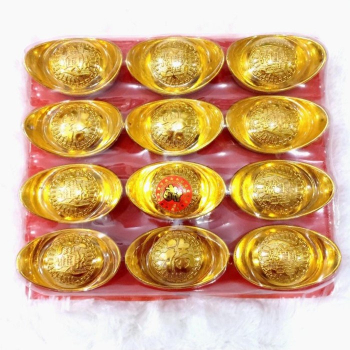 

Big Sale_[MurMer] hiasan parcel/pajangan yuan bao/aksesoris parcel/parcel imlek/yuan bao