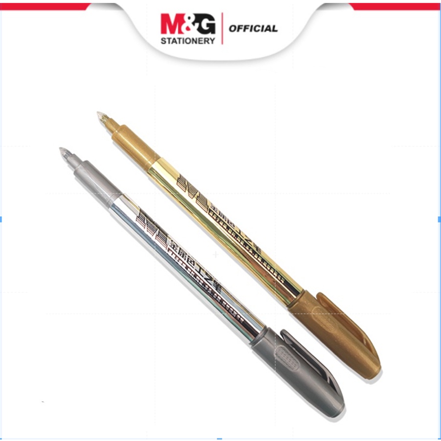 

M&G Craft Metalic Marker AWBY0171 / Spidol Metalik Gold , Silver