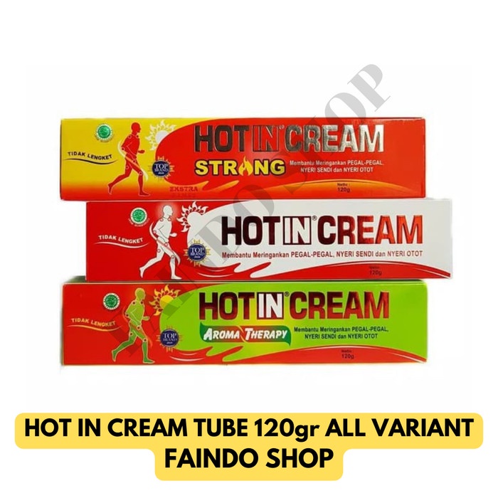 Hot In Cream Tube 120gr Original Hot Aromatherapy