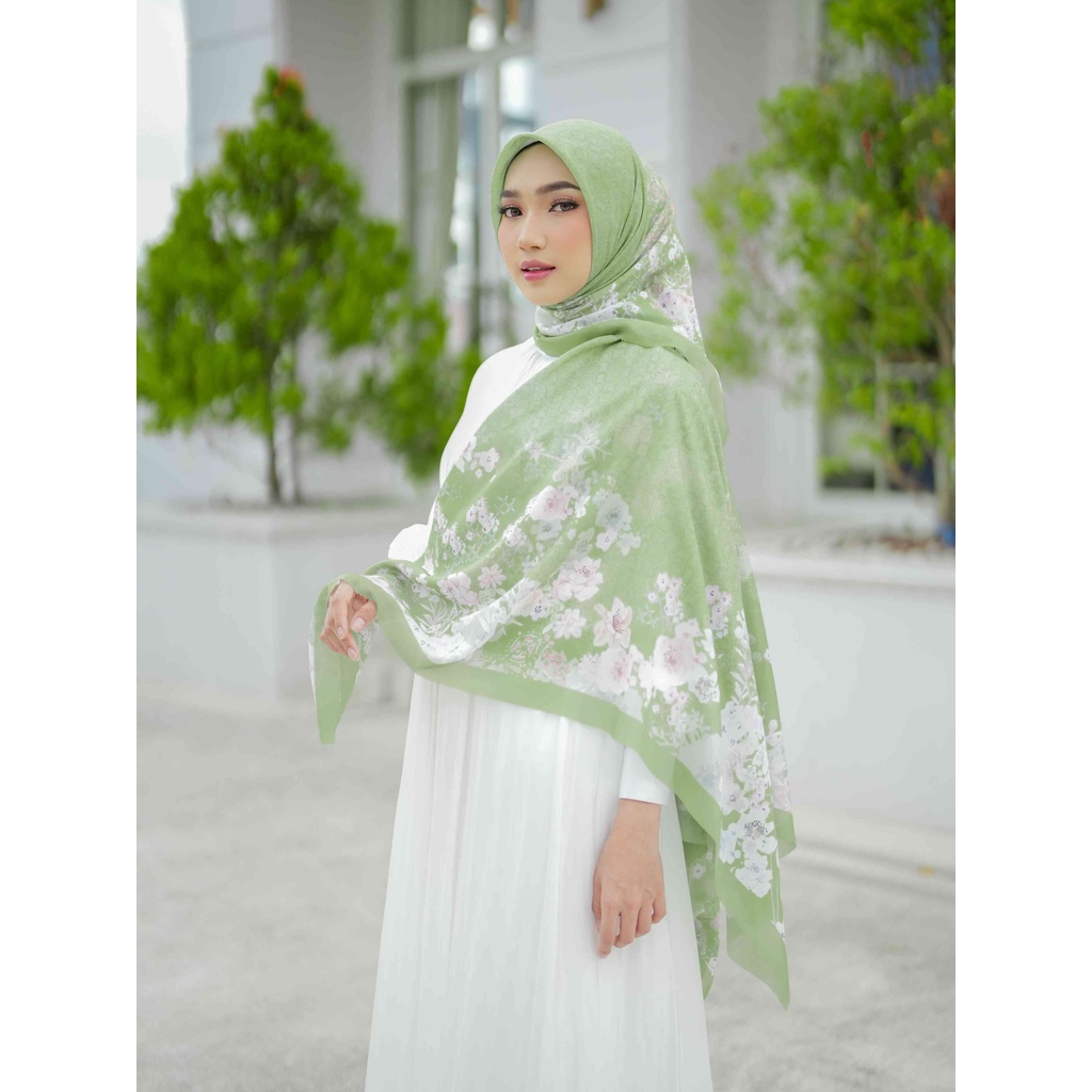 YARA Scarf -  FIORE in Sage Green | HIJAB | JILBAB |