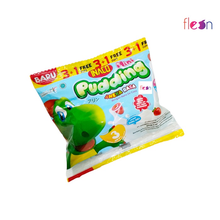 

Inaco Mini Puding Aneka Rasa - Netto 45gr (Isi 3+1)