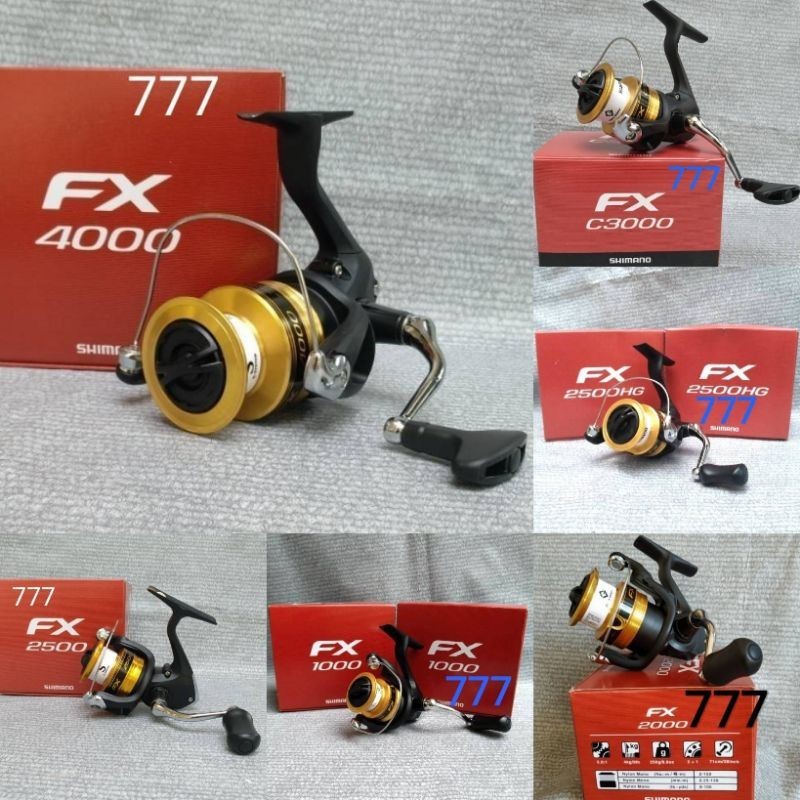 REAL Reel Pancing Shimano FX 1000 2000 2500 C3000 4000 FC  New Product 2019
