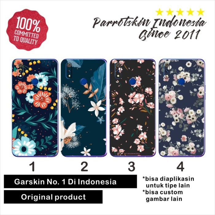 

Garskin skin Xiaomi mi Redmi Note 3 4 5 6 7 8 flower Style sticker