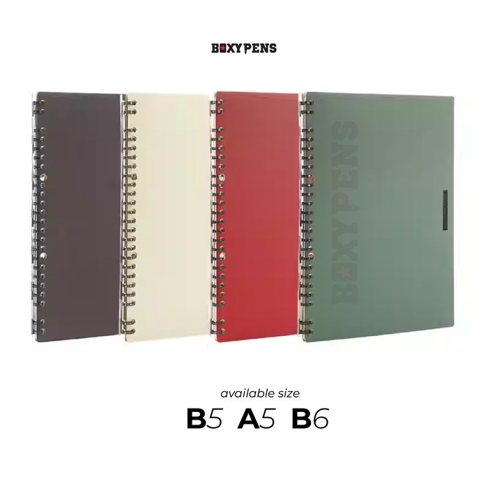 

Kokuyo Little Special Series Smart Ring Binder - B5, Dark Brown