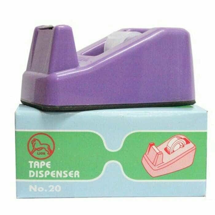

Tape Dispenser / Pemotong Selotip Sedang - Lion No. 20