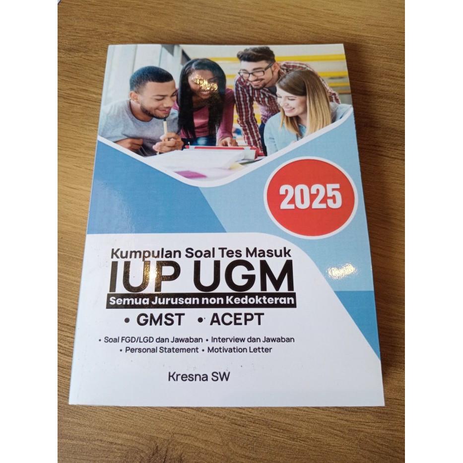 Buku Latihan Soal Tes Masuk IUP UGM ACEPT GMST Semua Jurusan non Medis - IUP UGM 2025