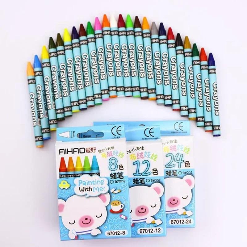 

8/12/24 Colors Crayons Creative Cartoon Drawing Non-Toxic Oil Pastels Kids Student Pastel Pencils Art Supplies