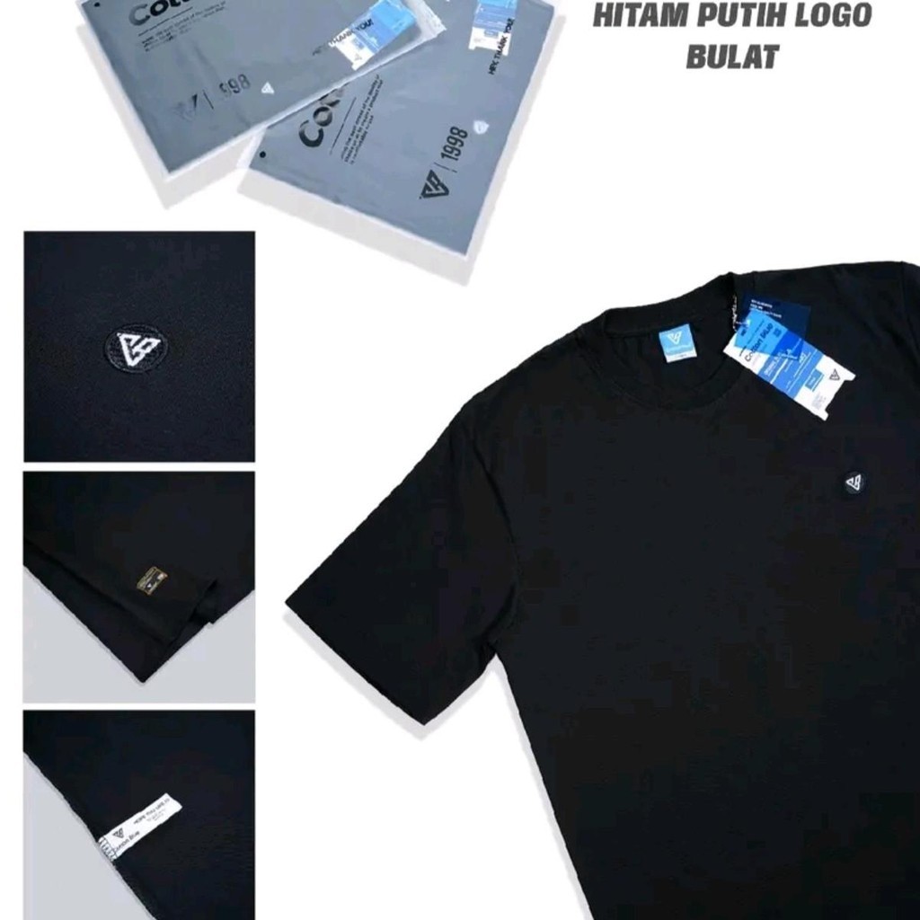 KAOS COTTON BLUE ORIGINAL (combed 20s)kualitas premium,, motif random simpel