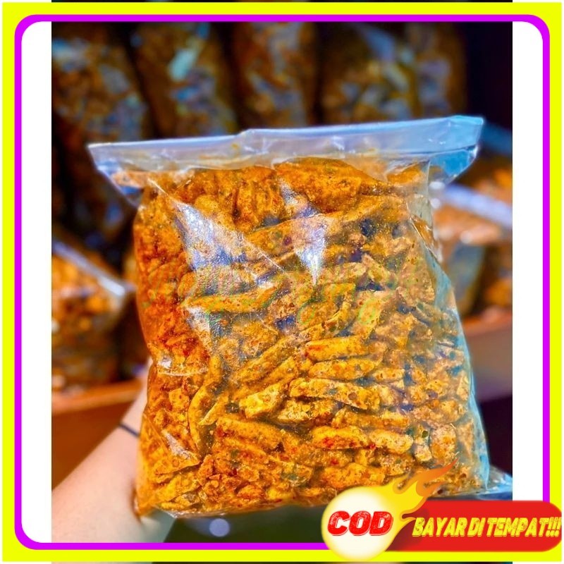 

1kg basreng stik viral pedas daun jeruk