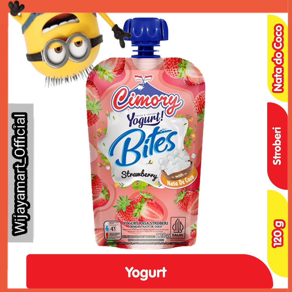 

Cimory Yogurt Bites Stroberi 120 g