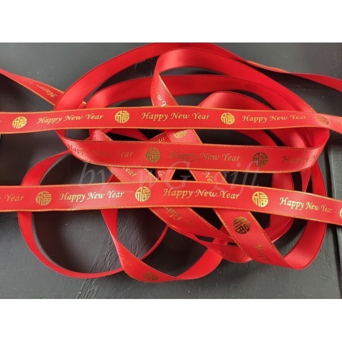 

Pita Imlek / Sincia / Chinese New Year ; Lebar 1.5 cm; Motif A