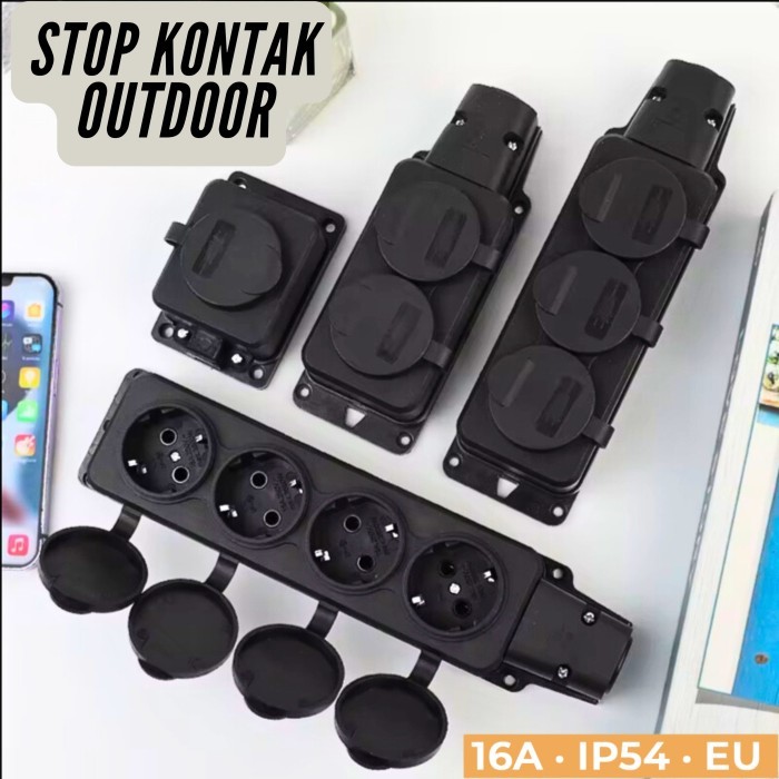 Stop kontak Listrik Outdoor Waterproof