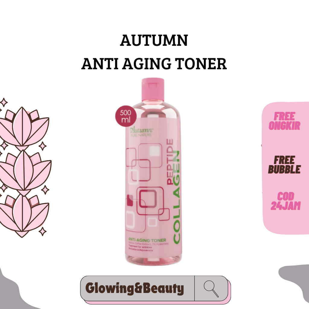 Autumn Peptide Collagen Toner Anti-Aging Toner Badan Face Toner