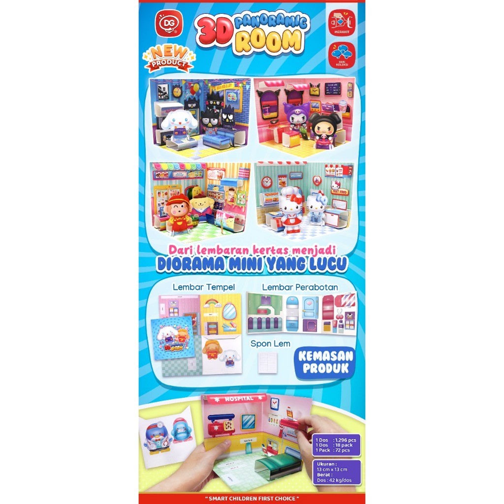 MAINAN EDUKASI 3D ROOM PANORAMIC DG/ MAINAN 3D PANORAMIC ROOM / MAINAN EDUKASI