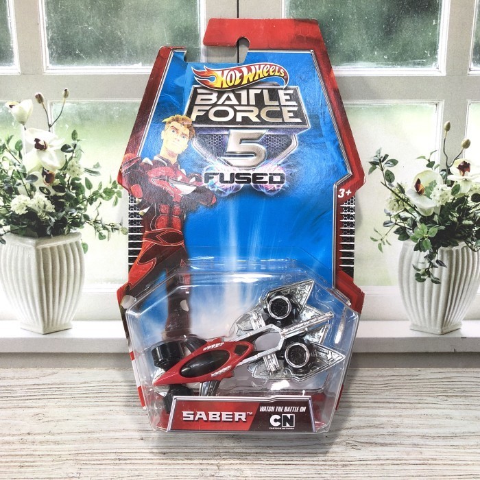 HOT WHEELS BATTLE FORCE SABER 5 FUSED DIECAST HOTWHEELS