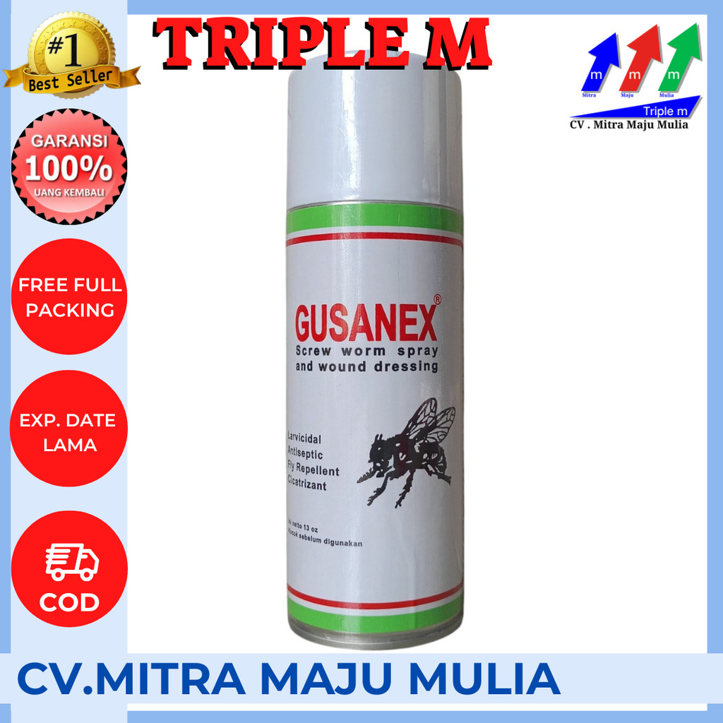 Gusanex spray -  obat luka Hewan