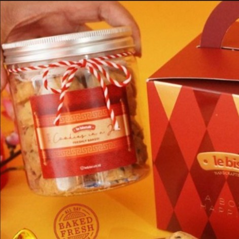 

le biscuit - Imlek & Valentine Hampers - Crunchy Chocolate Chip Cookies IS