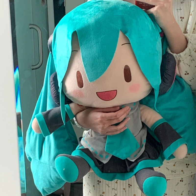 50cm Big Size Hatsune Miku Fufu Series Plush Doll Kawaii SEGA Hatsune Miku Stuffed Dolls Girlfriend 