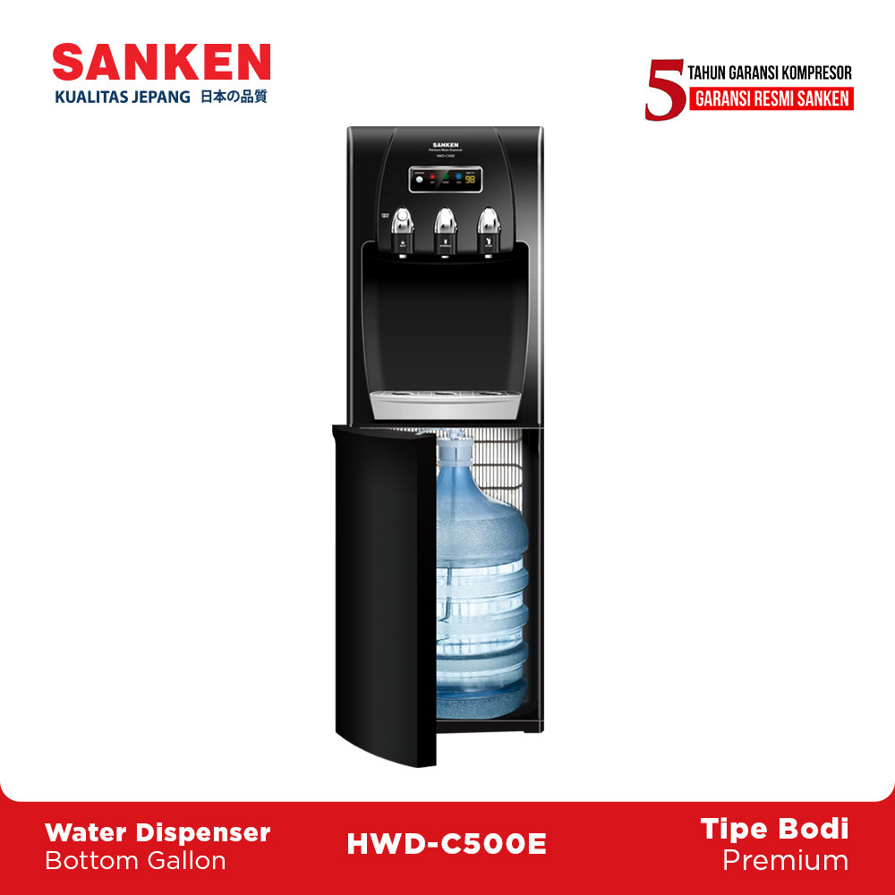 SANKEN Dispenser Galon Bawah Premium HWD-C500 E
