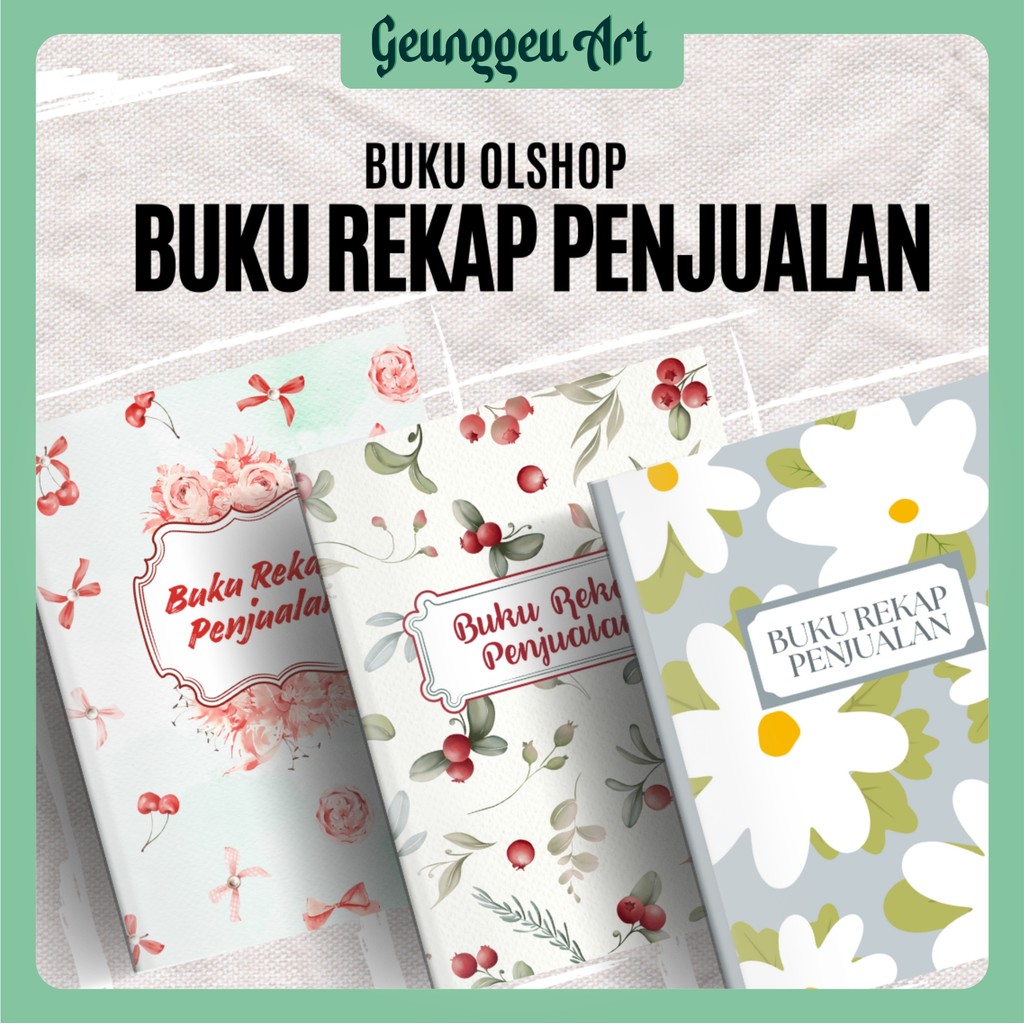 

BUKU OLSHOP/BUKU CATATAN REKAP PENJUALAN