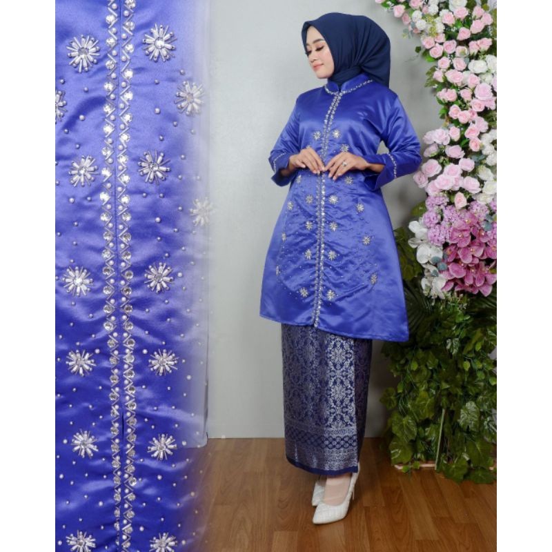 ALESA.SHOP >baju Kurung Melayu Payet Baju Kurung Payet Baju Kurung Busui Resleting Depan Baju Kurung