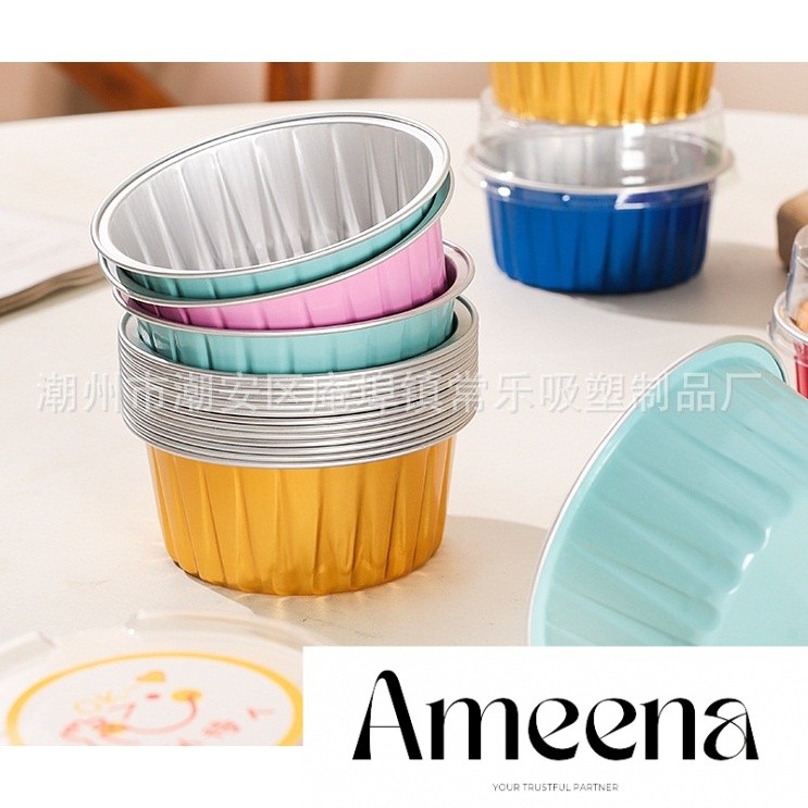 Premium Thick Cupcake Foil / Foil Aluminum Cupcake Muffin Box / Cooking Foil for Cupcake