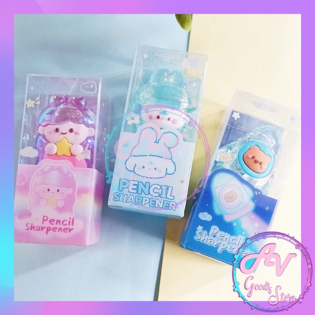 

Rautan Boneka Fancy Lucu / Serutan Pensil Karakter / Rautan Boneka Akrilik