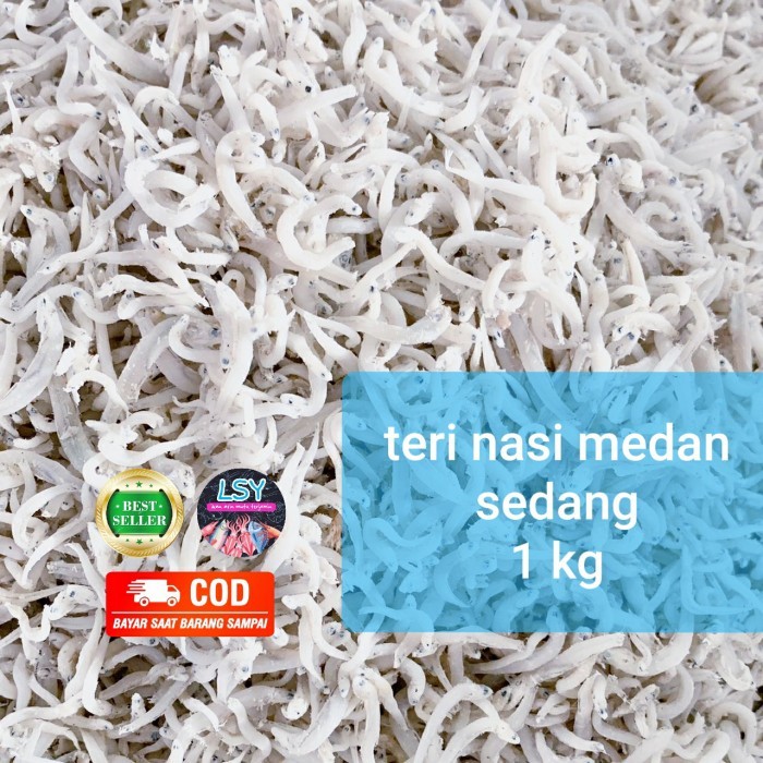 

[NEW] ikan asin teri nasi medan size sedang 1kg