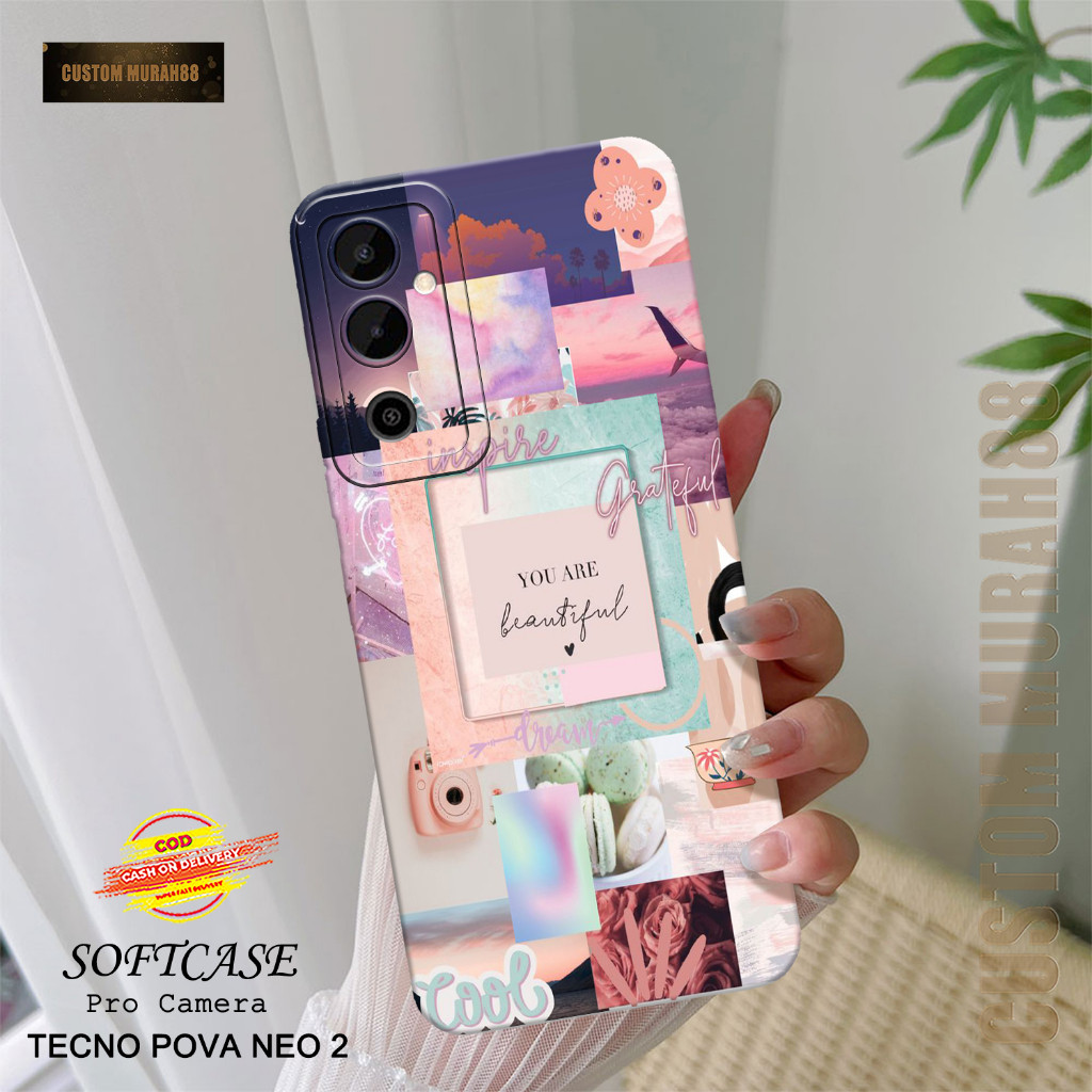 Case Tecno Pova Neo 2 Terbaru - Fashion Case AESTHETIC - Casing Hp Tecno Pova Neo 2 - Softcase Pro C