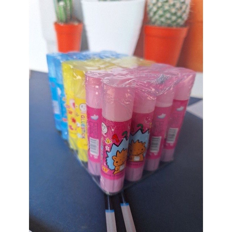 

Lem Stik 24 Pcs/Lem Batangan/Lem Glue Stick/Lem Kertas/Perekat
