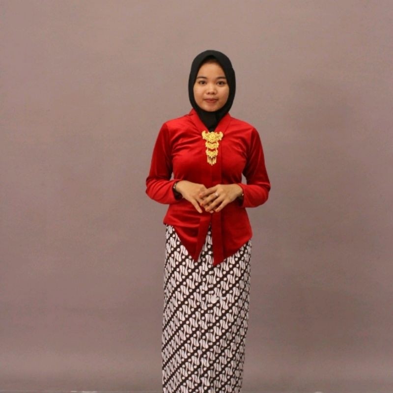 Kebaya set kebaya kartini&rok plisket freee bross