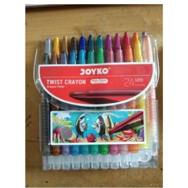 

Crayon putar joyko isi 24 mini murah mariah