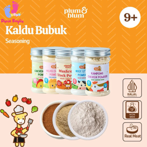 

Plum & Blum Kaldu Mpasi Bayi Anak Kaldu Sapi Kaldu Ayam Kaldu Jamur 100 gram
