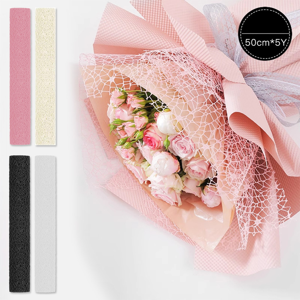 

[1 Roll] Kertas Buket Bunga / Flower Wrapping Paper / Bahan Buket Bunga Tile / buket bunga Embroidery Kain Pembungkus