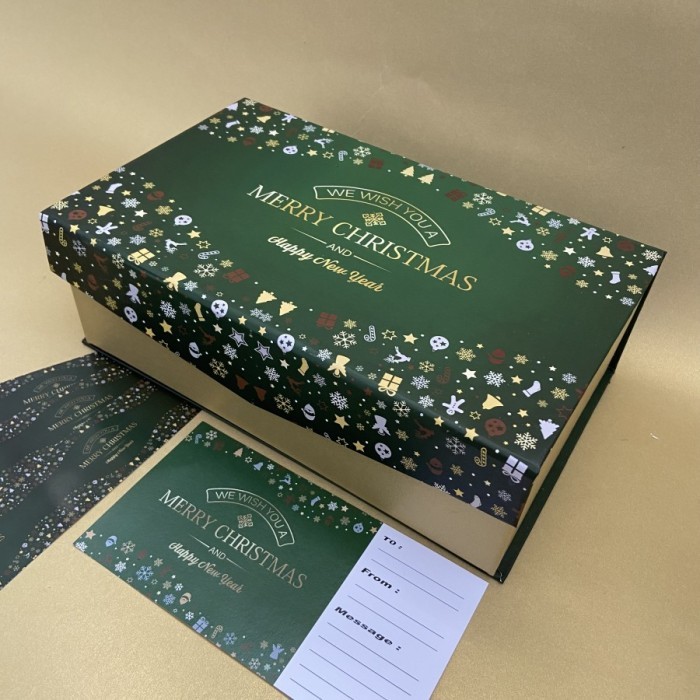 

TP kardus natal toples 350gr isi 3 box kue kering hampers christmas hardbox natal