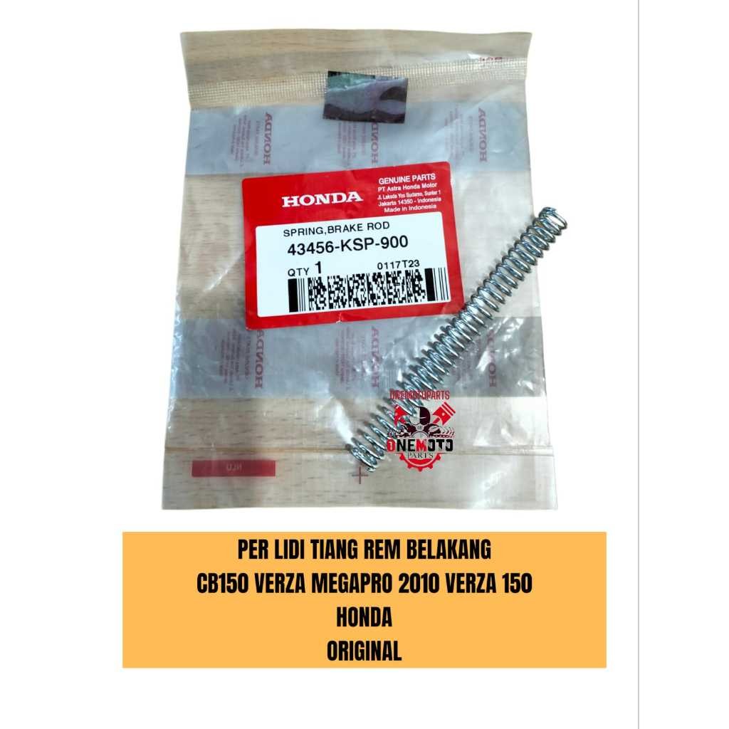 PER LIDI TIANG REM BELAKANG CB150 VERZA MEGAPRO 2010 VERZA 150 HONDA ORIGINAL 43456-KSP-900