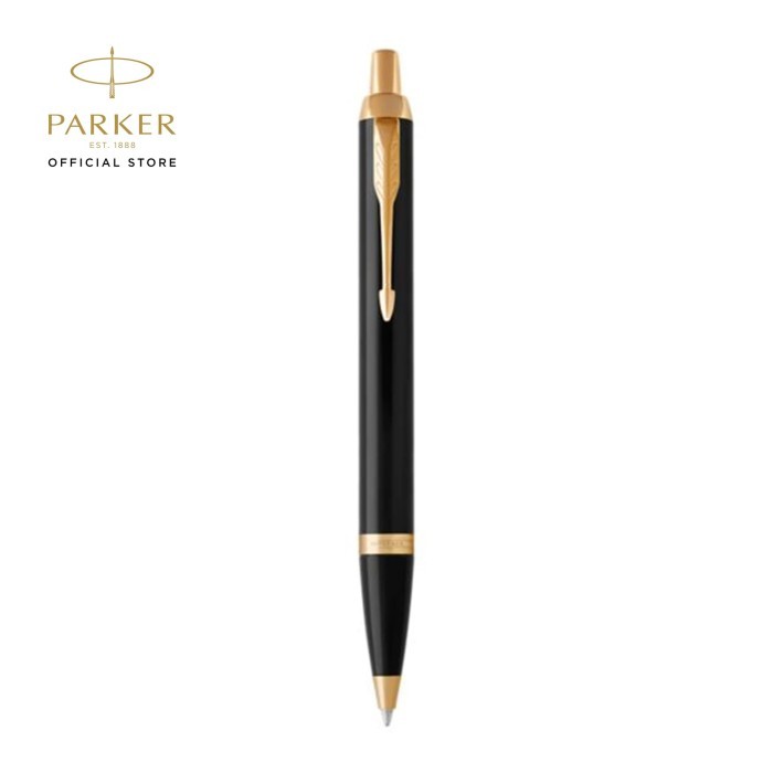 

Parker IM Black Gold Trim Ballpoint - Tambah Grafir