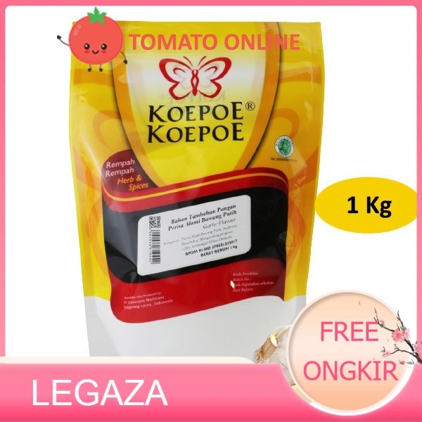 

Koepoe Kopoe Kupu Bang Putih Bubuk Garlic Powder 1 kg kilogram / 1kg - Legaza