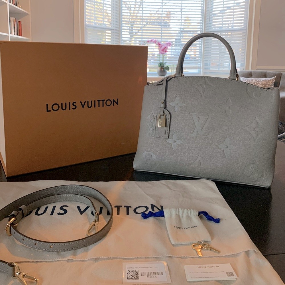 【bekas asli】（ M45833）Tas komuter Louis Vuitton Grand Palais/tas selempang bahu untuk wanita