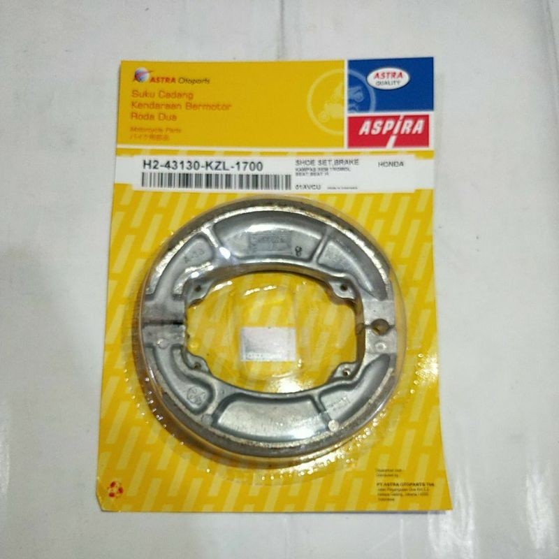 Kampas Rem Belakang Beat , Vario , Spacy , Scoopy ASPIRA