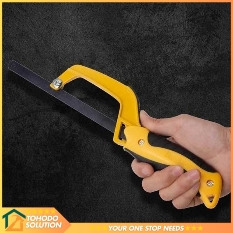 UXELL Gagang Gergaji Besi Mini Hand Saw Frame Aluminium Alloy - X37E