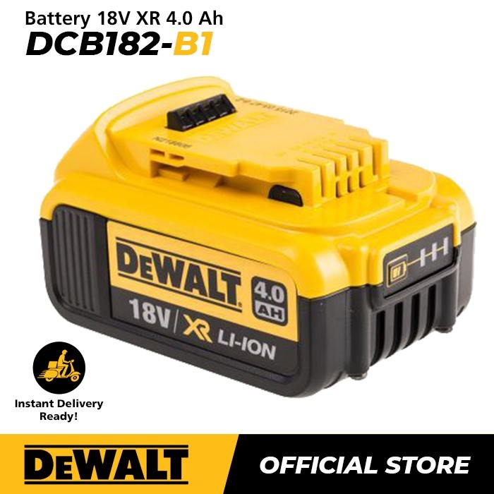 Baterai Bor Cash 20V Dewalt Lithium DCB182 Dewalt Battery Li-Ion XR / Baterai 18V 4.0Ah DCB182