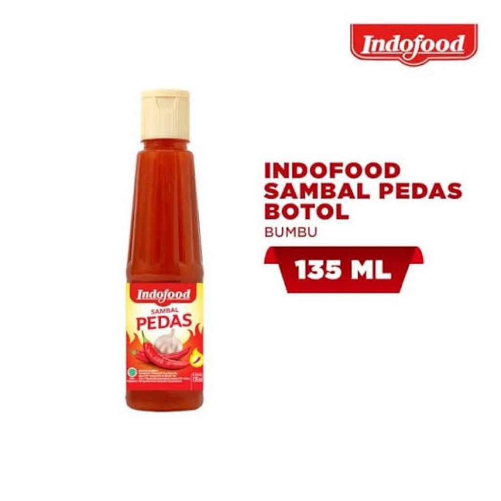 

[Saus] Indofood Saus Sambal Pedas | Kemasan Botol 135 ml