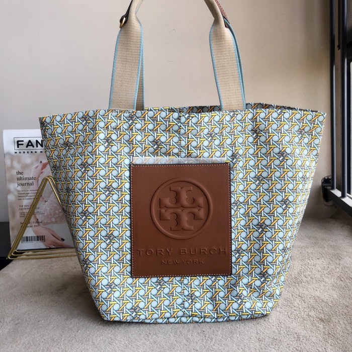 VS Tas Tory Burch 82288 New Nylon Shopping Bag - 1 Vvs