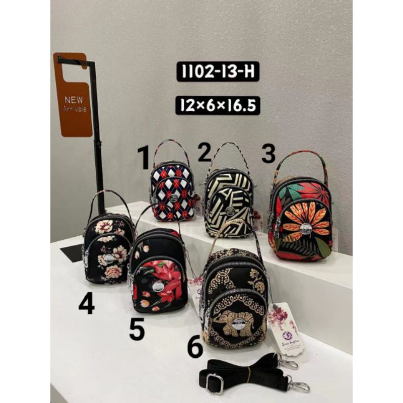 Tas Selempang Ernes Angeline EA 1102-13 / 8182 Free Dustbag