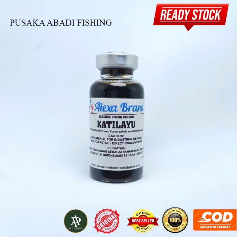 Essen KATILAYU Biang murni 100% - getah katilayu - esen katilayu - Alexa Brand - umpan pancing