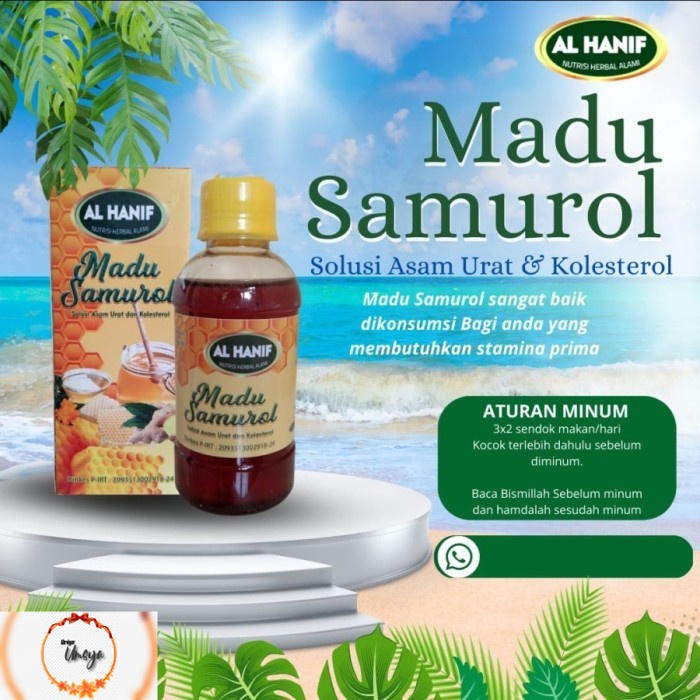 

Madu Samurol Al Hanif - Asam Urat Dan Kolesterol 250 gram