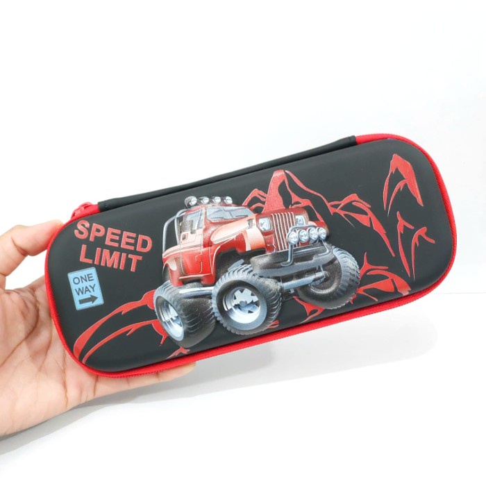 

[Promo] Kotak Pensil Astronot Tempat pensil galaxy ufo 6D timbul tempat pensil - Jep Hitam Small