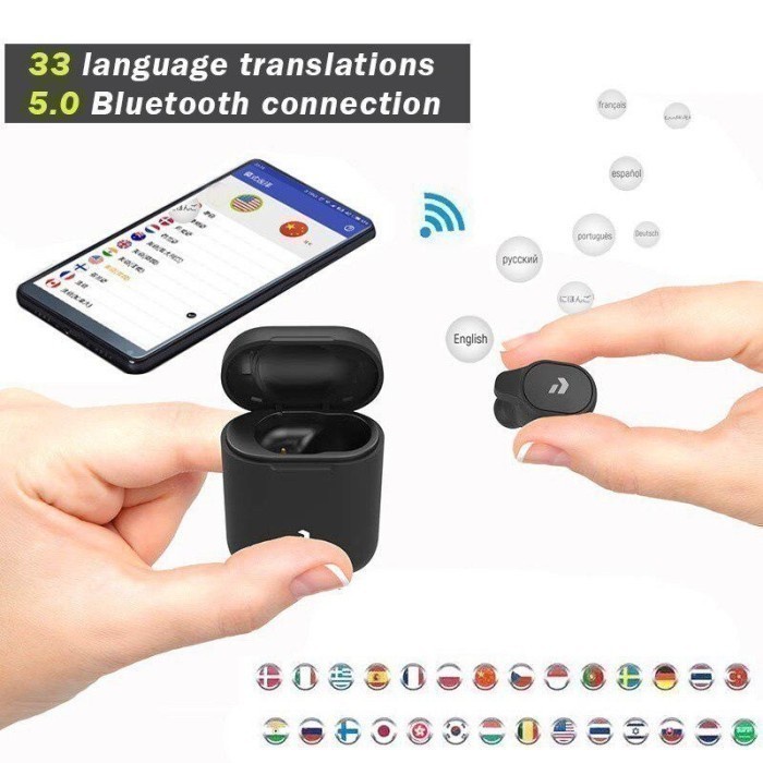 PEIKO S - Smart Intelligence Mini Earbud Bluetooth Instant Translator